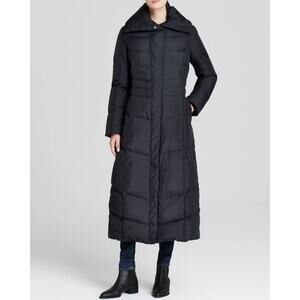 Cole Haan Down Coat - Pillow Collar Quilted Size Large NEW